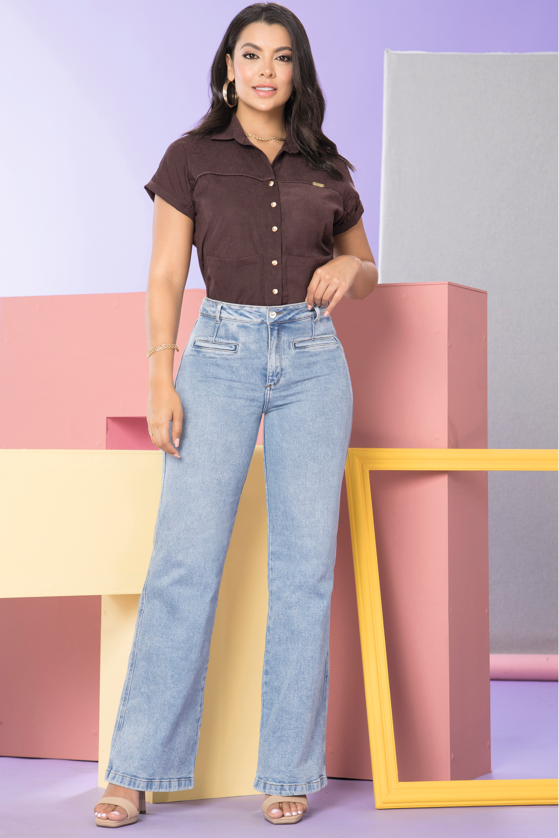 Jean Wide Leg CUPIDO