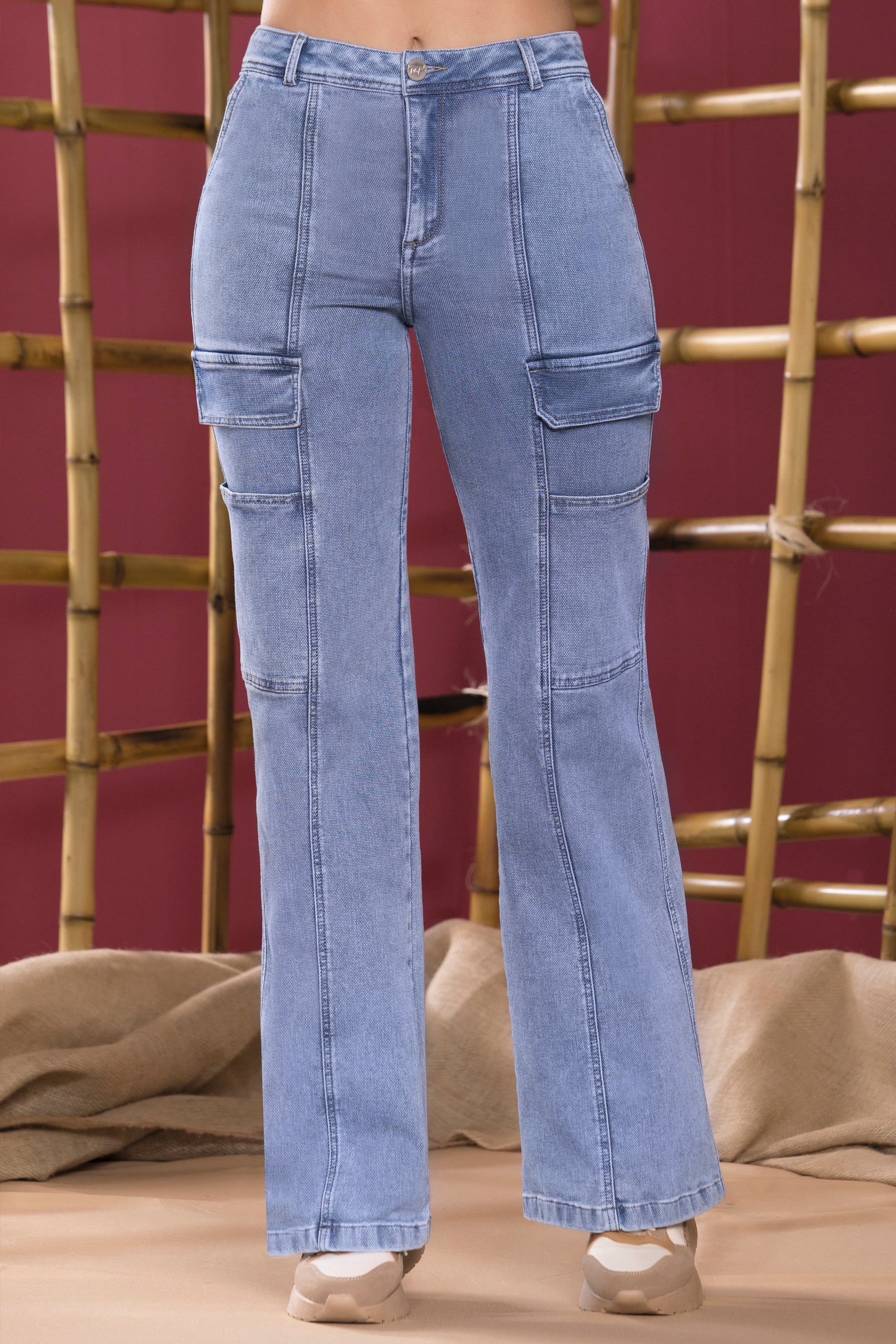 Jean Wide Leg Cargo GUADALUPE