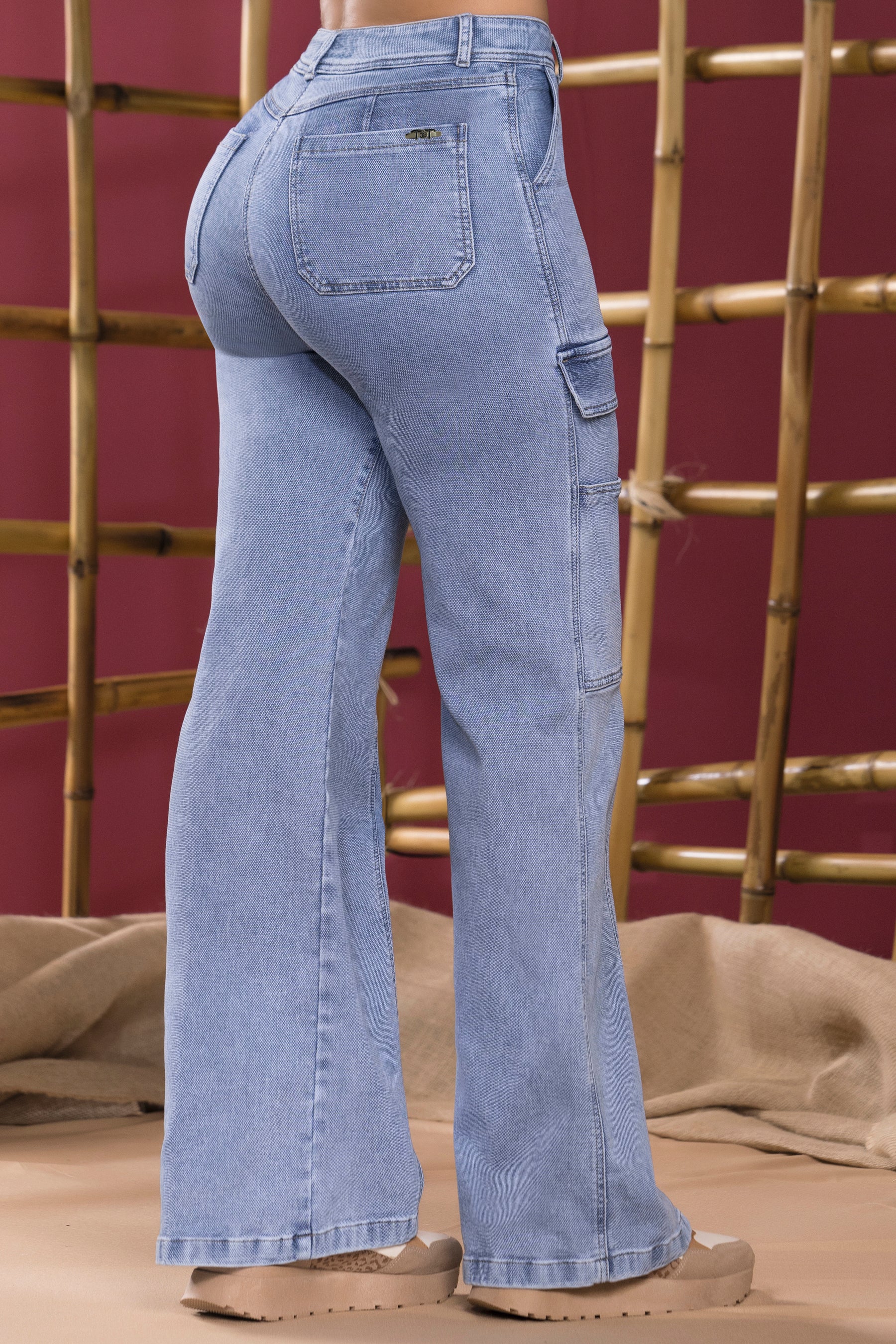 Jean Wide Leg Cargo GUADALUPE