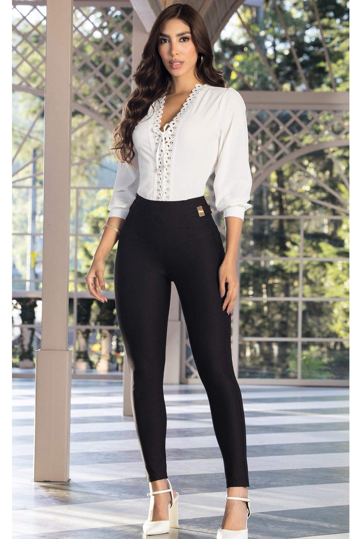 Leggins tiro súper alto negro – Aicardi