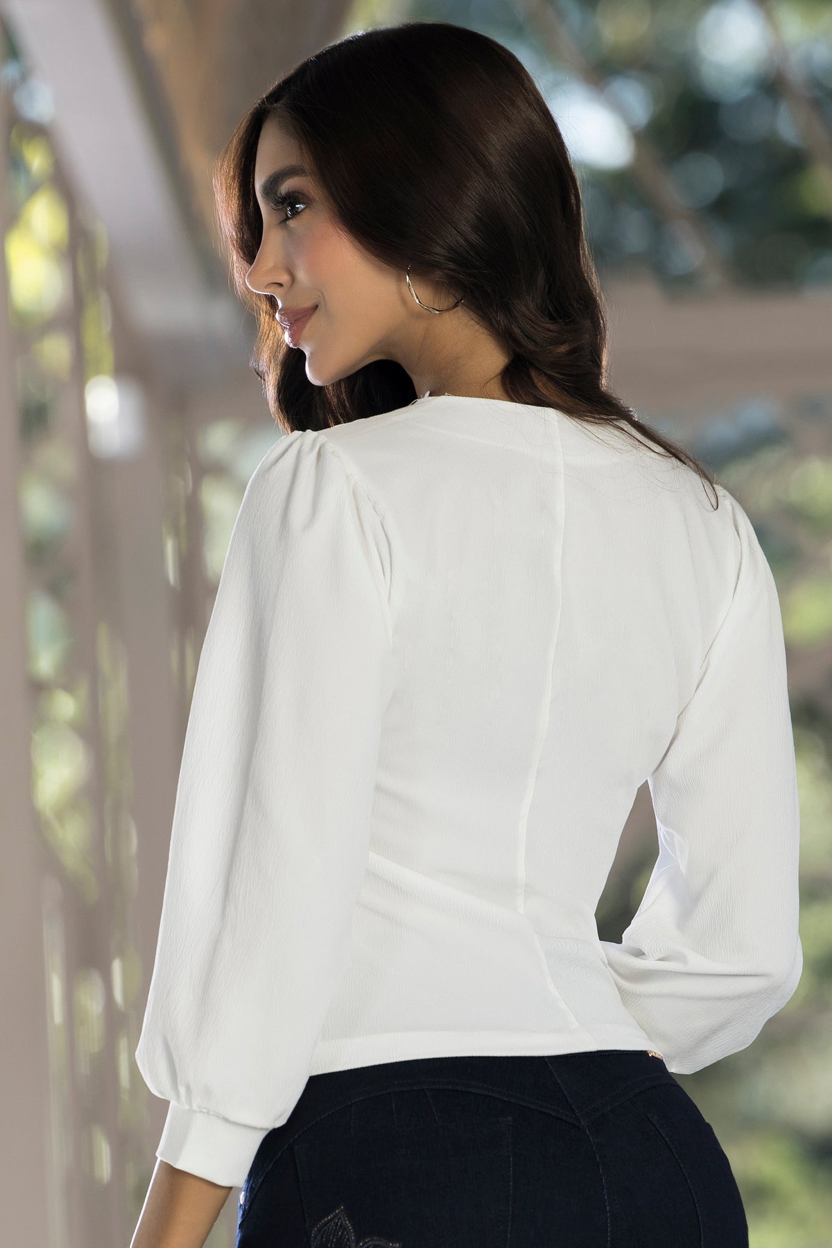 Blusa marfil – Andrés Cabas