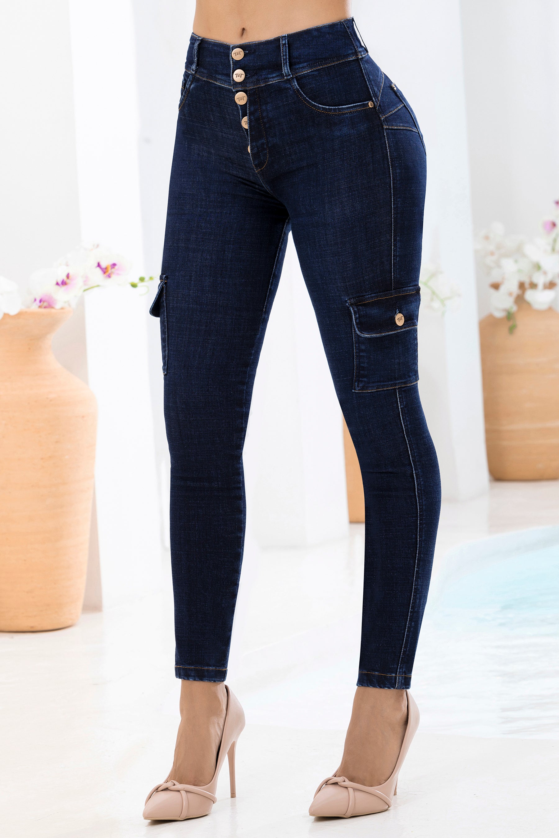 Pantalon Jean Mercado Libre Jean Dama Mujer Jean De Cintura Alta