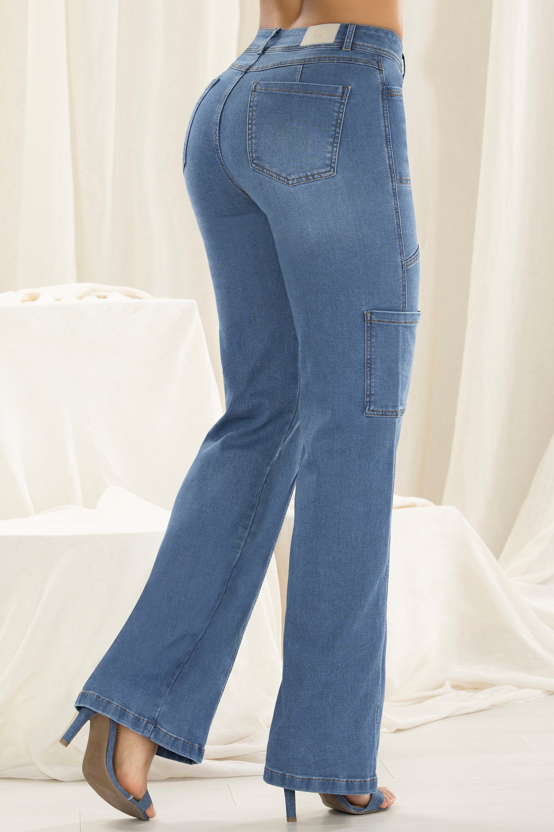 Jean Wide Leg Cargo ATLÁNTICO