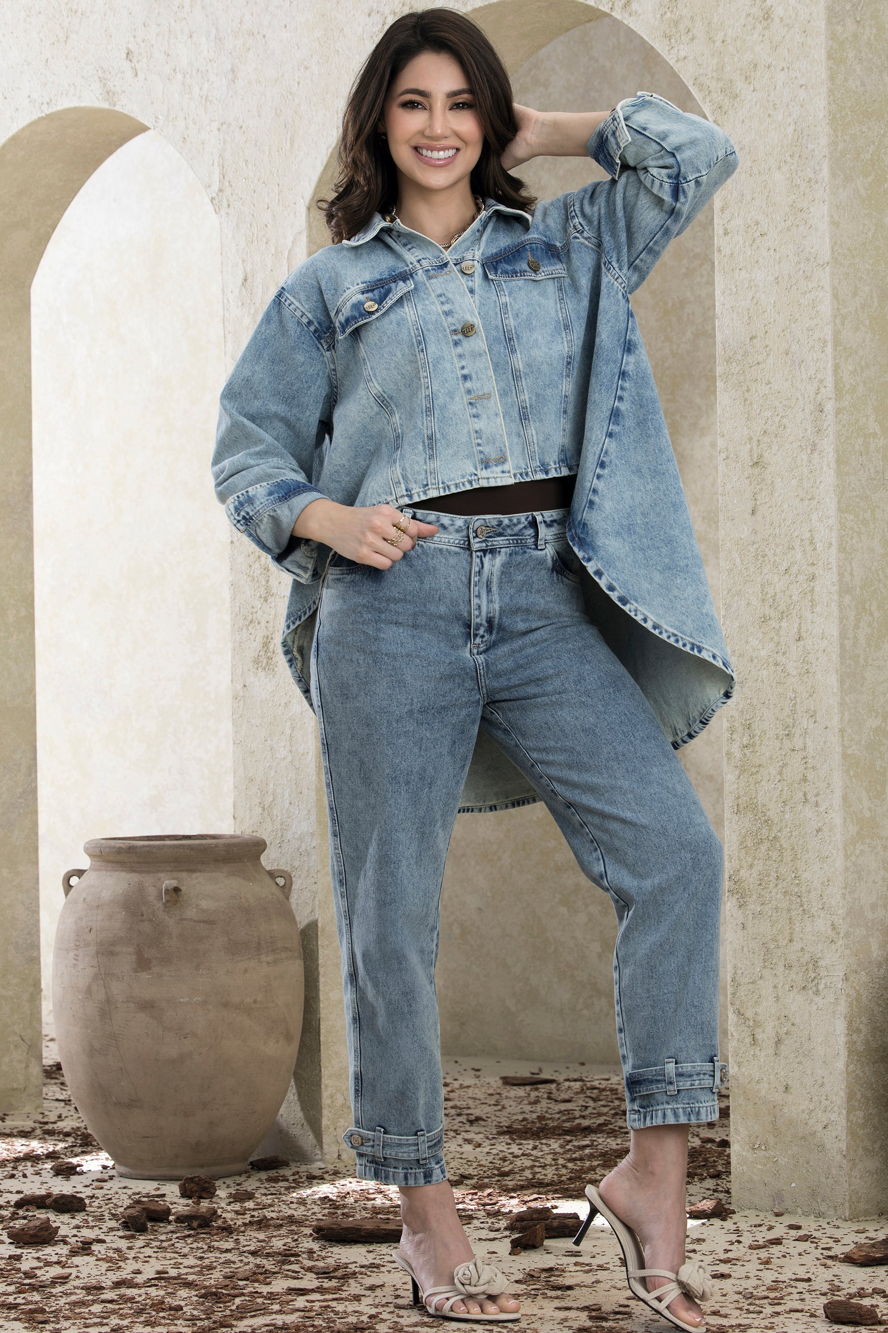 Capa Denim Azul Claro – PRIMAVERA