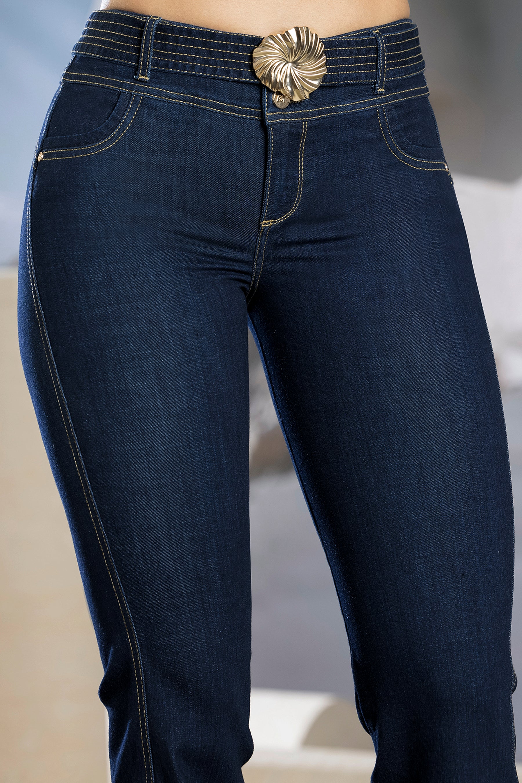 Jean Campana Tiro Alto Azul Oscuro – SIMPATÍA